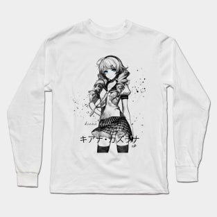 Pencil Crumbs Blue eyed Valkyrie Long Sleeve T-Shirt